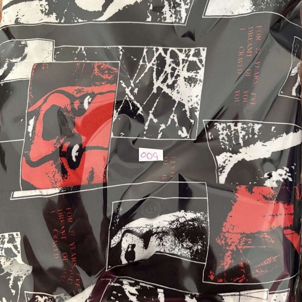 IT shirt PENNYWISE, THE CLOWN men’s large Shirt Short Sleeve button Up - Picture 8 of 8